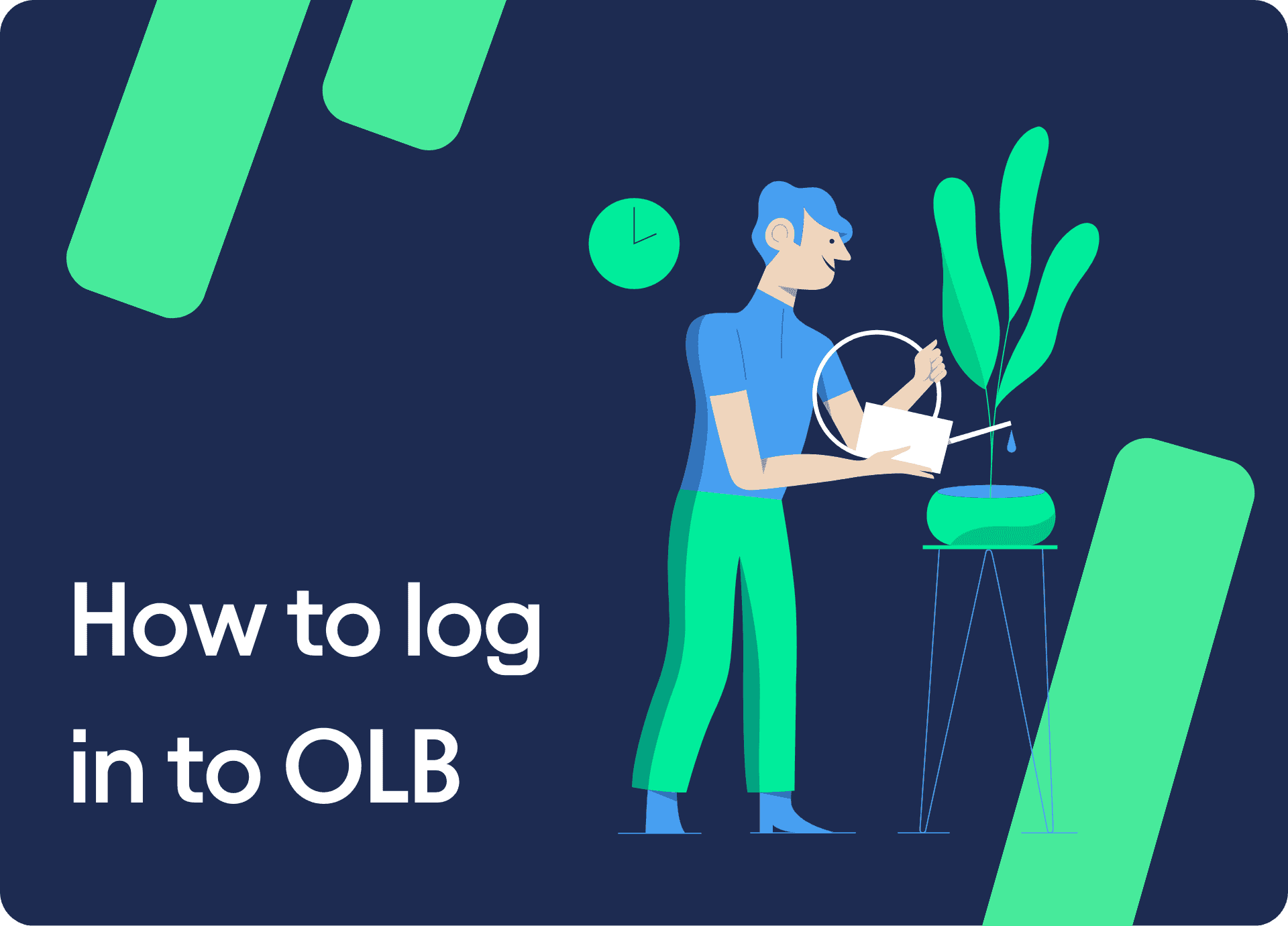 How to log in to OLB quickly and securely?